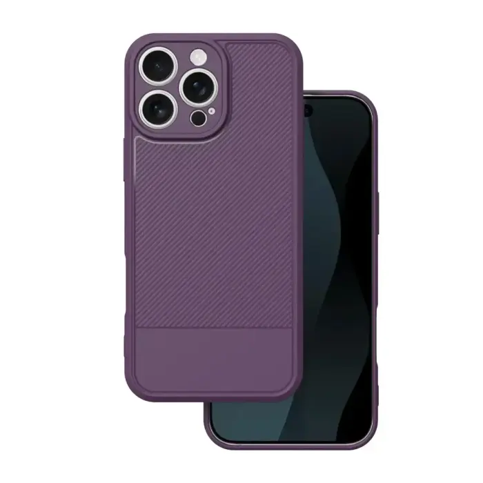 Simple Carbon vāks iPhone 16 Pro Max 6.9" violets