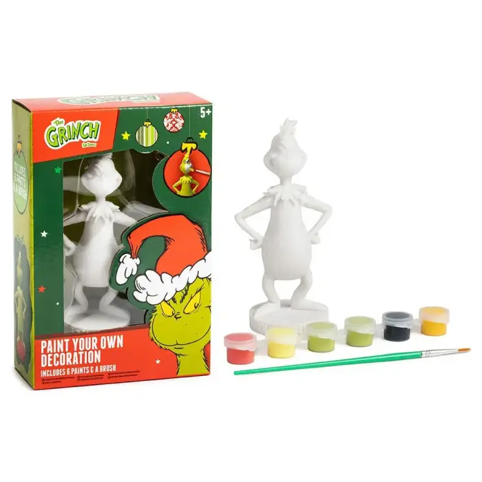 The Grinch christmas figure to paint