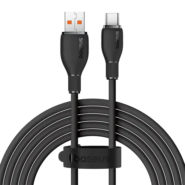 Baseus Pudding USB-A to USB-C Cable 100W 1.2m – Black
