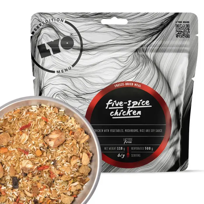 LyoFood - Vistas gaļa ar rīsiem piecu garšvielu mērcē - 500 g