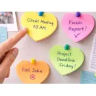 Sticky notes – heart shape, 100 pieces – small sticky notes — Photo 13