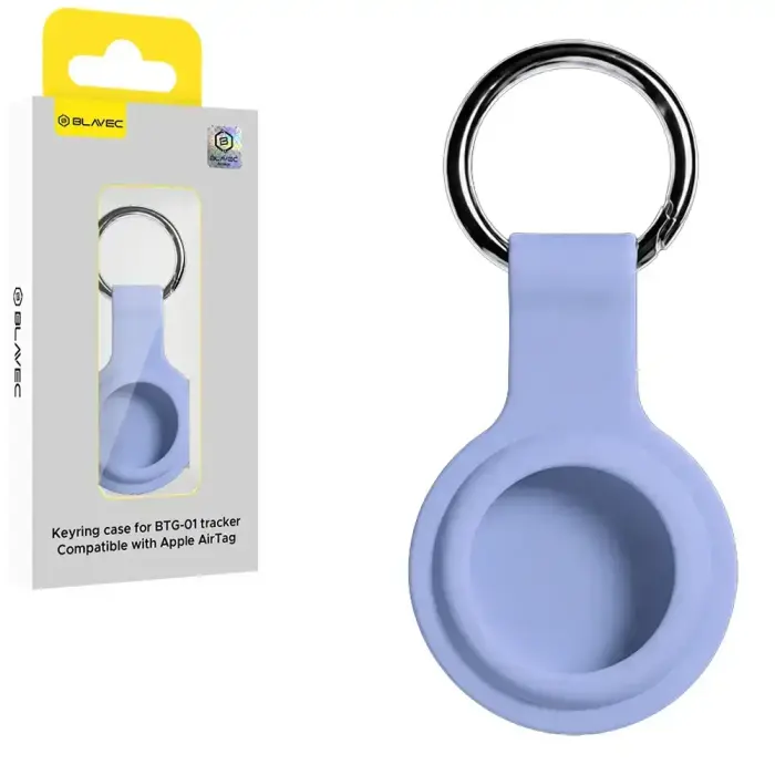 Blavec Keyring case for BTG-01 tracker universal lightblue