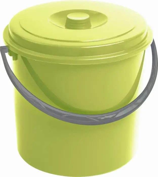Ämber kaanega 10L roheline