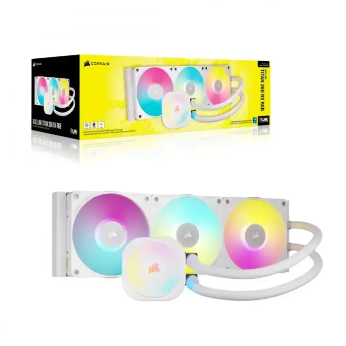 CORSAIR iCUE Link TITAN 360 RX RGB - processor liquid cooling system