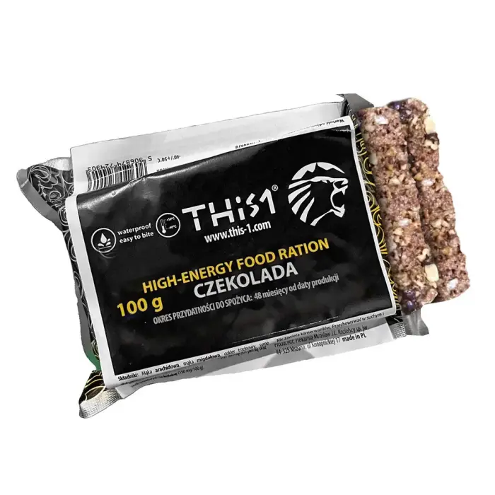 This-1 Izdzīvošanas Enerģijas Batoniņš - Šokolāde - 552 kcal - 100 g
