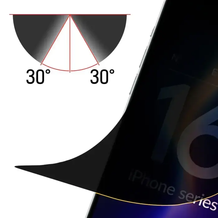 3mk Silky Matt Privacy aizsargplēve priekš iPhone 16 Pro 6.3"