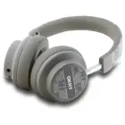 DKNY Bluetooth On-Ear Headphones – Beige Checkered Pattern — Photo 2