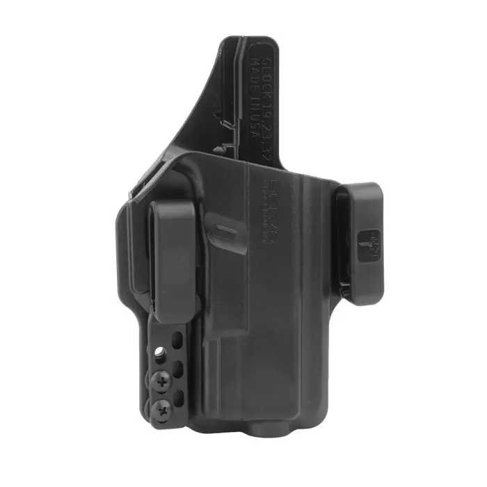 Bravo Concealment IWB dėklas Glock 19, 23, 32 – dešiniarankiams – juodas