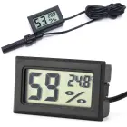 Electronic thermometer with probe humidity clock — Photo 1