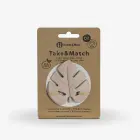 PETITE&MARS Silicone Teether, Beige, 0m+ — Photo 2