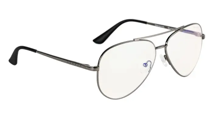 GUNNAR biroja/spēļu brilles MAVERICK GUNMETAL * caurspīdīgas lēcas * BLF 35 *  GUNNAR focus
