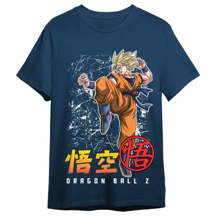 Dragon Ball Z Goku Super Saiyan pieaugušo T-krekls