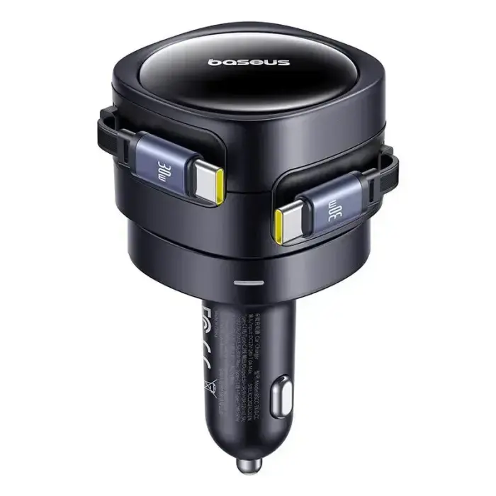Baseus PD automašīnas lādētājs | 60W | USB-C | melns Foto 2