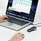 USAMS adapter HUB 2xUSB + USB-C + HDMI + Micro SD + SD – Must — Foto 4