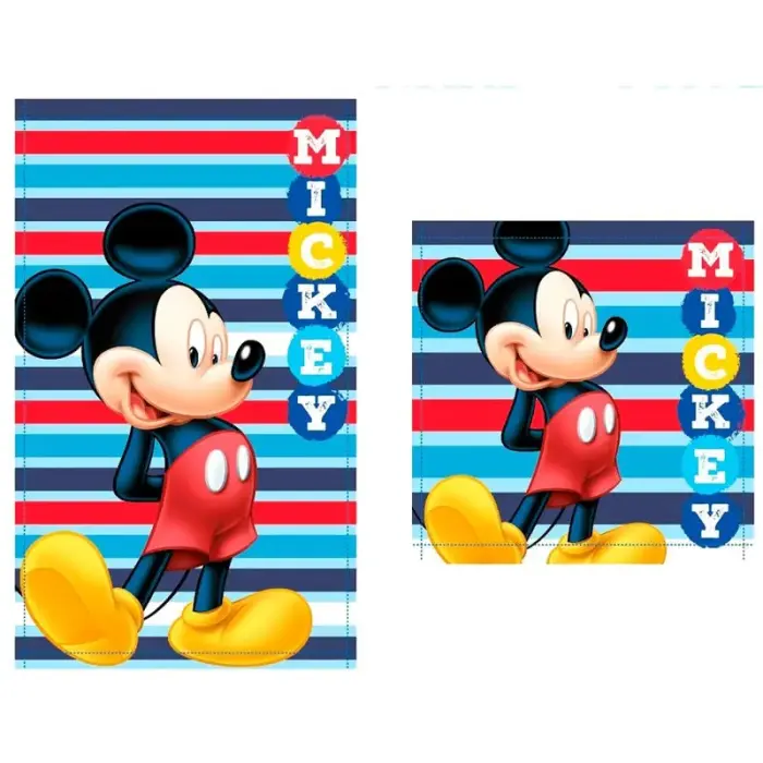 Disney Mickey 2-osaline puuvillaste vannirätikute komplekt
