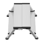 Folding step bench D60 StandardLine / aluminium / 2x2 steps Photo