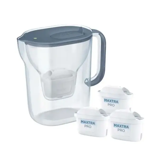 Brita Style Essential filterkann + 3 MaxtraPro PP filtrit (tumesinine)