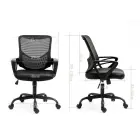 Kontoritool Activejet YK507, must — Foto 10
