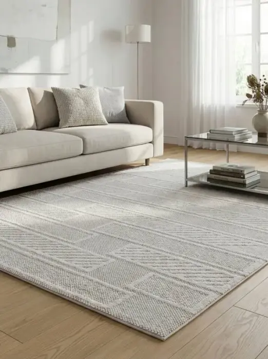 Vaip 60x100 cm Porto1 Hõbedane 1600 g/m2 Eurofirany