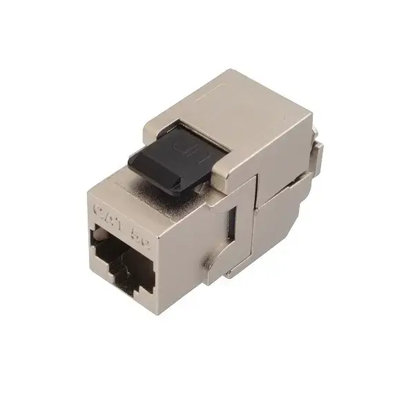 Solarix keystone c5e STP RJ45 černý samořezný  SXKJ-5E-STP-BK-SA
