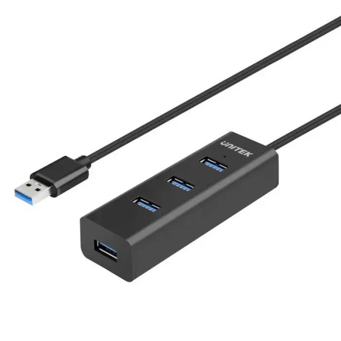 UNITEK aktiivne USB-A 5Gbps jaotur, 4x USB-A