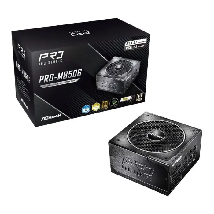 Asrock PRO-M850G 850W 80 PLUS Gold barošanas bloks