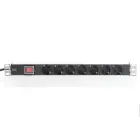 19 collu statīva PDU 7x Schuko — Foto 2