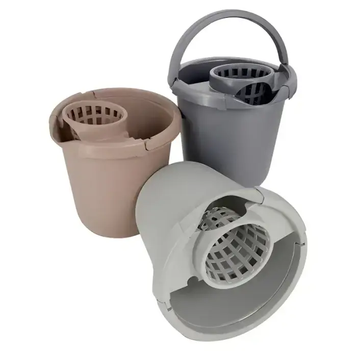 Round Bucket with Push Button, 12 L