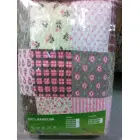 Crêpe bedding set 160x200 cm, Patchwork dark pink — Photo 5