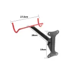 Bicycle rack wall bracket 2 hooks — Photo 2