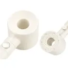 White water-saving 5-function round push-button handheld shower head — Photo 5