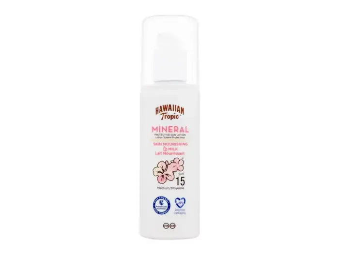 Hawaiian Tropic Mineral Skin Nourishing Milk SPF15 Sun Body Lotion 100 ml