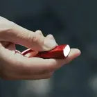 Lexon Nomaday Keychain with Flashlight dark red LL136DR Фото num