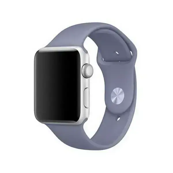 Сисиликоновый ремешок Mercury для Apple Watch 42/44/45 мм, лавандовый