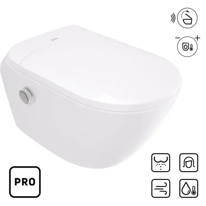 Smart toilet bowl with automatic seat - pro