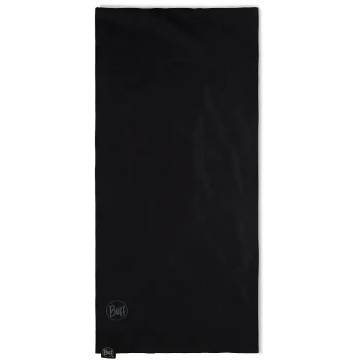 Buff Reversible Polar Multifunctional Neck Gaiter – Solid Black, Size: M