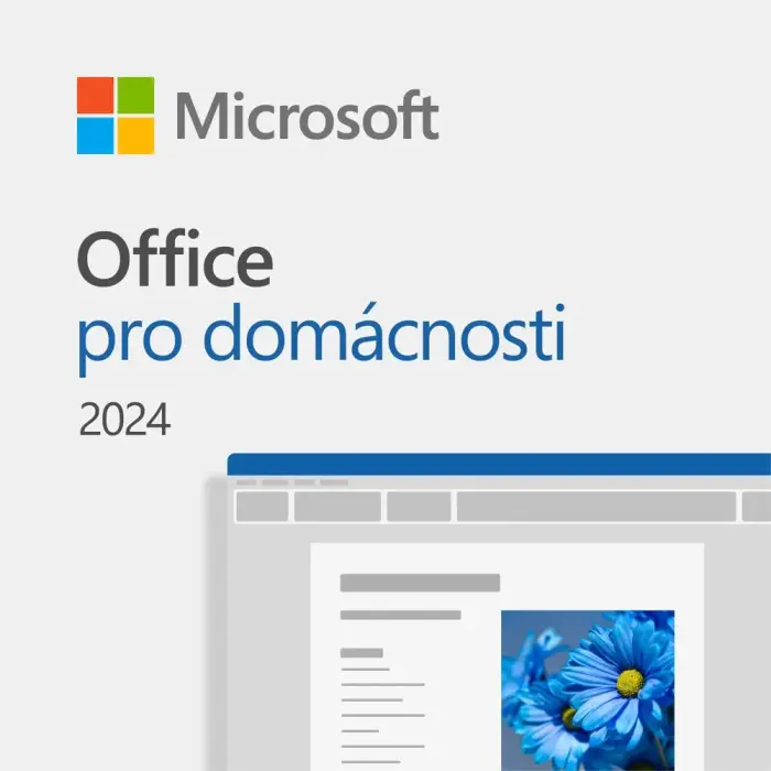Microsoft Office pro studenty a home 2024 Czech Medialess - ESD (electronic) licence
