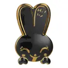Telefonialus RABBIT - kleebitav - must — Foto 1