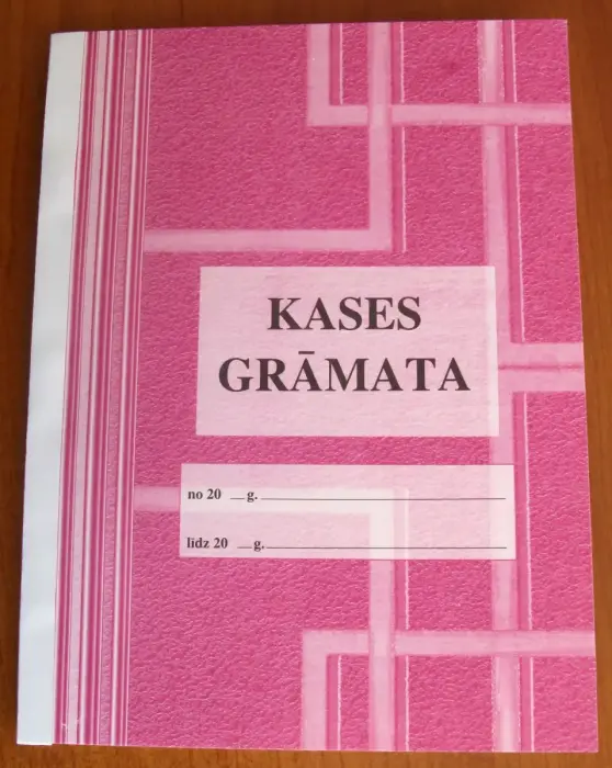 Kases grāmata paškopējoša A5, 50 kompl. Foto 1