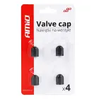 Plastic Black Valve cap 4pcs. — Foto 3