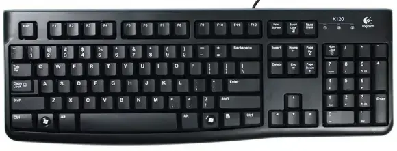 Logitech K120 Wired Keyboard Black