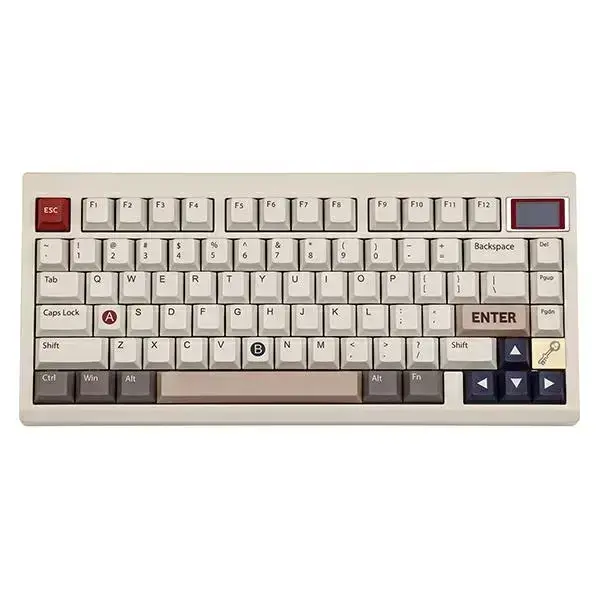 Epomaker TH80 Pro V2 механическая клавиатура, линейный переключатель Wisteria – белая