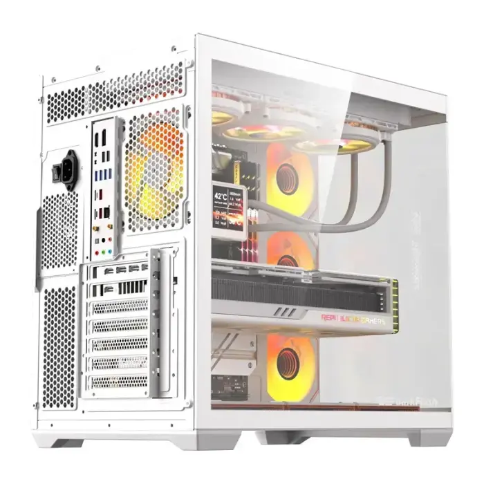 DarkFlash C280 computer case (white) + 7 fans Foto 3