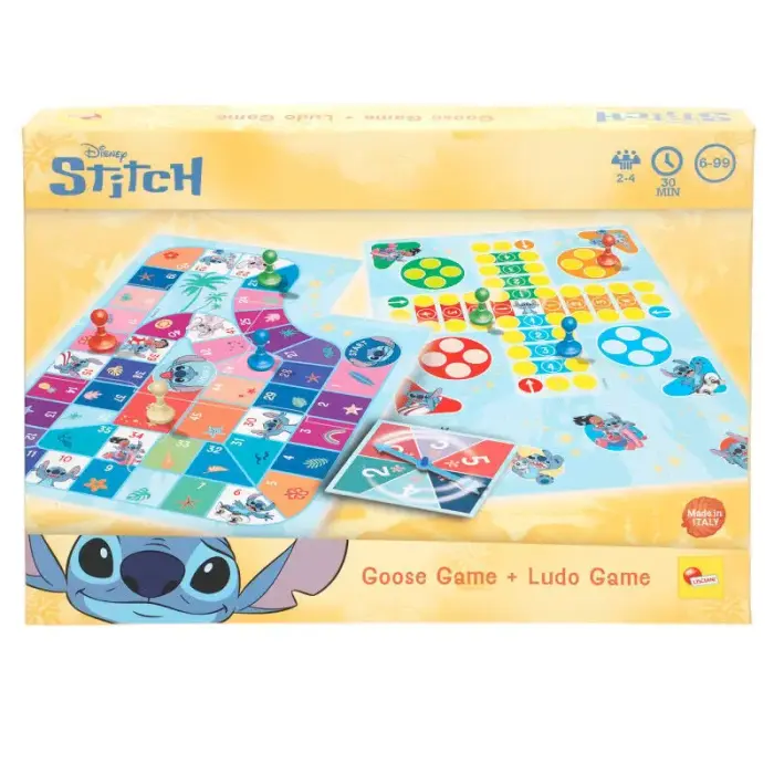 Disney Stitch Parchis un zosu galda spēle