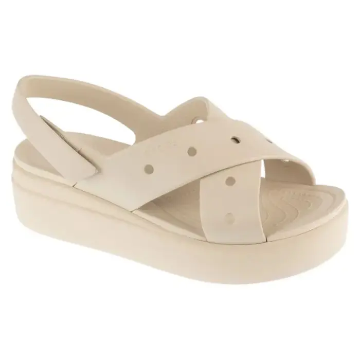 Crocs Brooklyn 4U Cross Strap Sandal W 212254-2MC Beige 36/37 - rozmiar_EU: 38/39