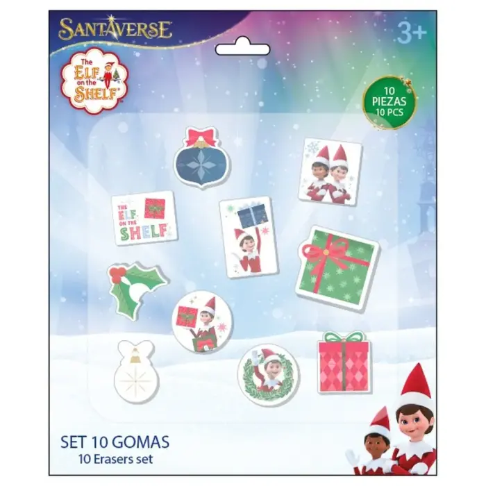 Elf On the Shelf komplekt 10 erasers