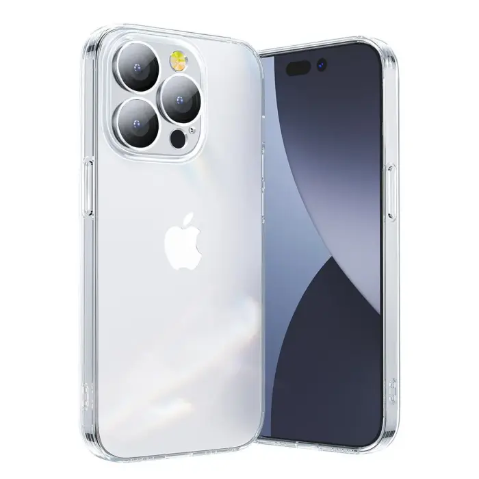 Joyroom vāks iPhone 14 Plus ar kameras aizsardzību, caurspīdīgs