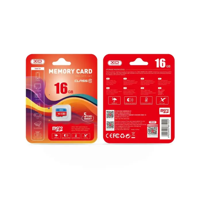 XO memory card 16GB microSDHC cl. 10