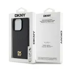 Чехол MagSafe DKNY PU Leather Repeat Pattern Stack Logo для iPhone 14 Pro, черный — Фото 5