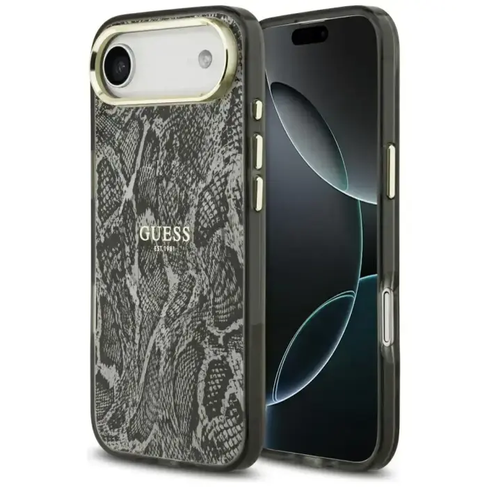 Guess Python Pattern MagSafeega ümbris iPhone 17 Air jaoks - Must